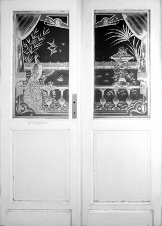 Glast&uuml;ren aus Paris Jugendstil 