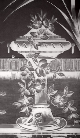 Glast&uuml;ren aus Paris Jugendstil 