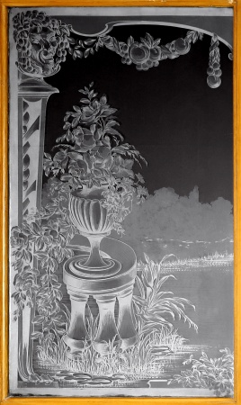 Glast&uuml;ren aus Paris Jugendstil 