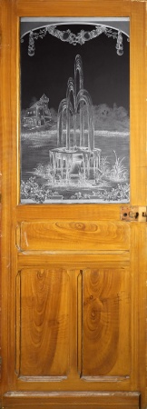 Glastüren aus Paris Jugendstil 