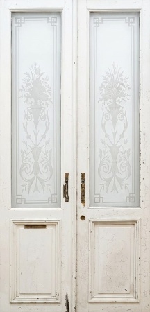 Glast&uuml;ren aus Paris Jugendstil 