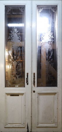 Glast&uuml;ren aus Paris Jugendstil 