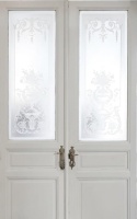 Glast&uuml;ren aus Paris Jugendstil 