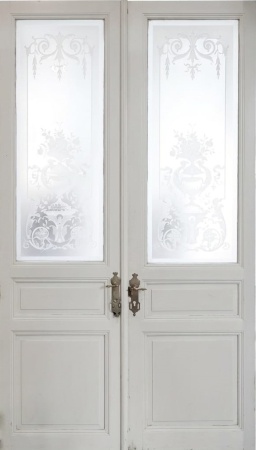 Glast&uuml;ren aus Paris Jugendstil 