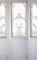 Glast&uuml;ren aus Paris Jugendstil 