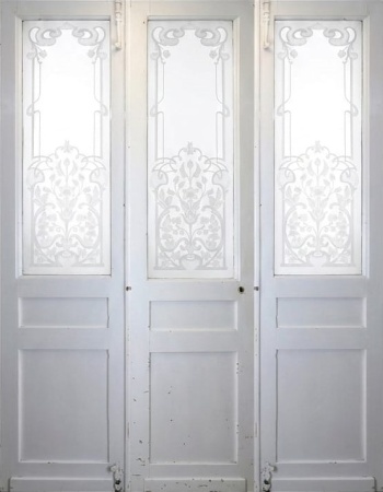 Glast&uuml;ren aus Paris Jugendstil 