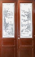 Glast&uuml;ren aus Paris Jugendstil 