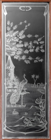 Glast&uuml;ren aus Paris Jugendstil 