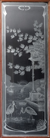 Glast&uuml;ren aus Paris Jugendstil 