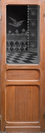 Glast&uuml;ren aus Paris Jugendstil 