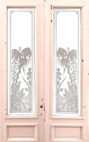 Glast&uuml;ren aus Paris Jugendstil 
