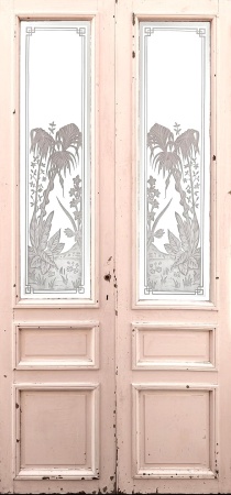 Glast&uuml;ren aus Paris Jugendstil 