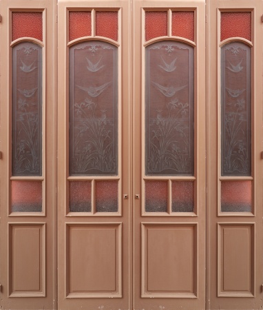 Glastüren aus Paris Jugendstil 