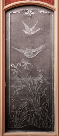 Glast&uuml;ren aus Paris Jugendstil 