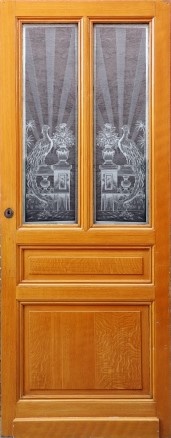 Glast&uuml;ren aus Paris Jugendstil 