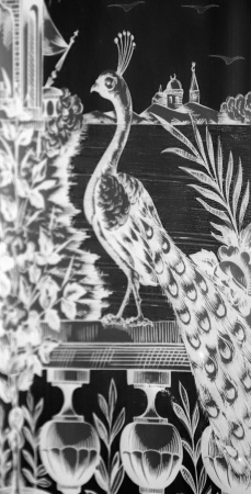 Glastüren aus Paris Jugendstil Fichte