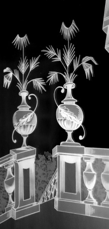 Glast&uuml;ren aus Paris Jugendstil Fichte/Tanne