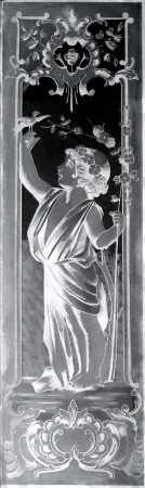 Glast&uuml;ren aus Paris Jugendstil Fichte/Tanne