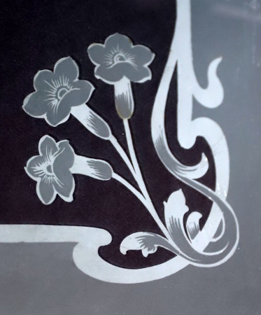 Glast&uuml;ren aus Paris Jugendstil 