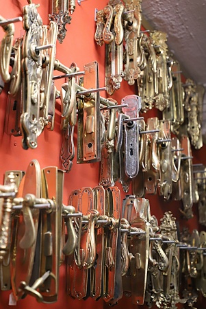 Haus- und Zimmertürgriffe 0 Messing, Messing vernickelt, Messing-Horn, Weissbronze-Horn, Weissbronze, Alu Kupfer-Horn
