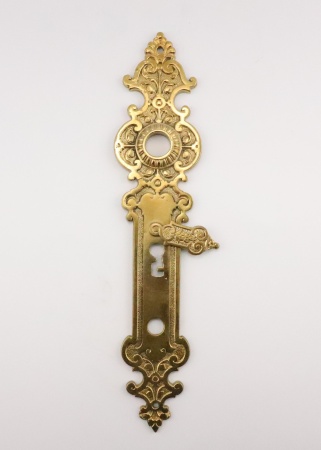 Langschilder 0 Messing, Weissbronze