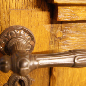 Antike Türbeschläge 0 Messing, Messing vernickelt