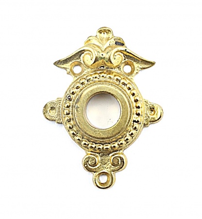 Antike Türbeschläge 0 Messing, Messing vernickelt