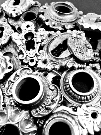 Antike Türbeschläge 0 Eisen, Schmiedeeisen, Gusseisen, Blech