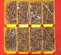 Antike Türbeschläge 0 Eisen, Messing, Messing vernickelt