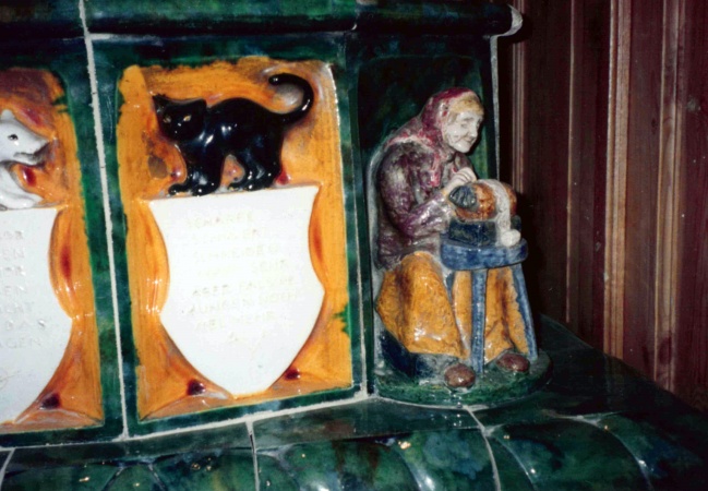 Antike Kachelöfen Tirol/um 1850 0