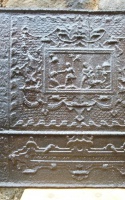 Antike Kaminplatte  