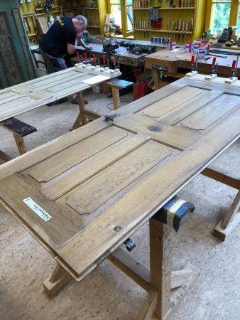 Auf der Zielgeraden &ndash; Die T&uuml;ren f&uuml;r die Burg Cleeberg 