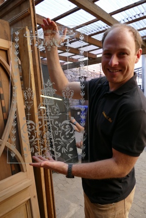 Florale Musselinglasscheiben.Vom Feinsten - f&uuml;r Kreative.