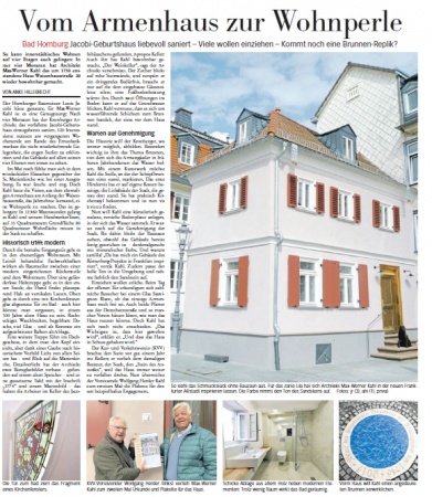 Jacobi-Geburtshaus in Bad Homburg