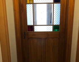 Original antike Einflügelzimmertür